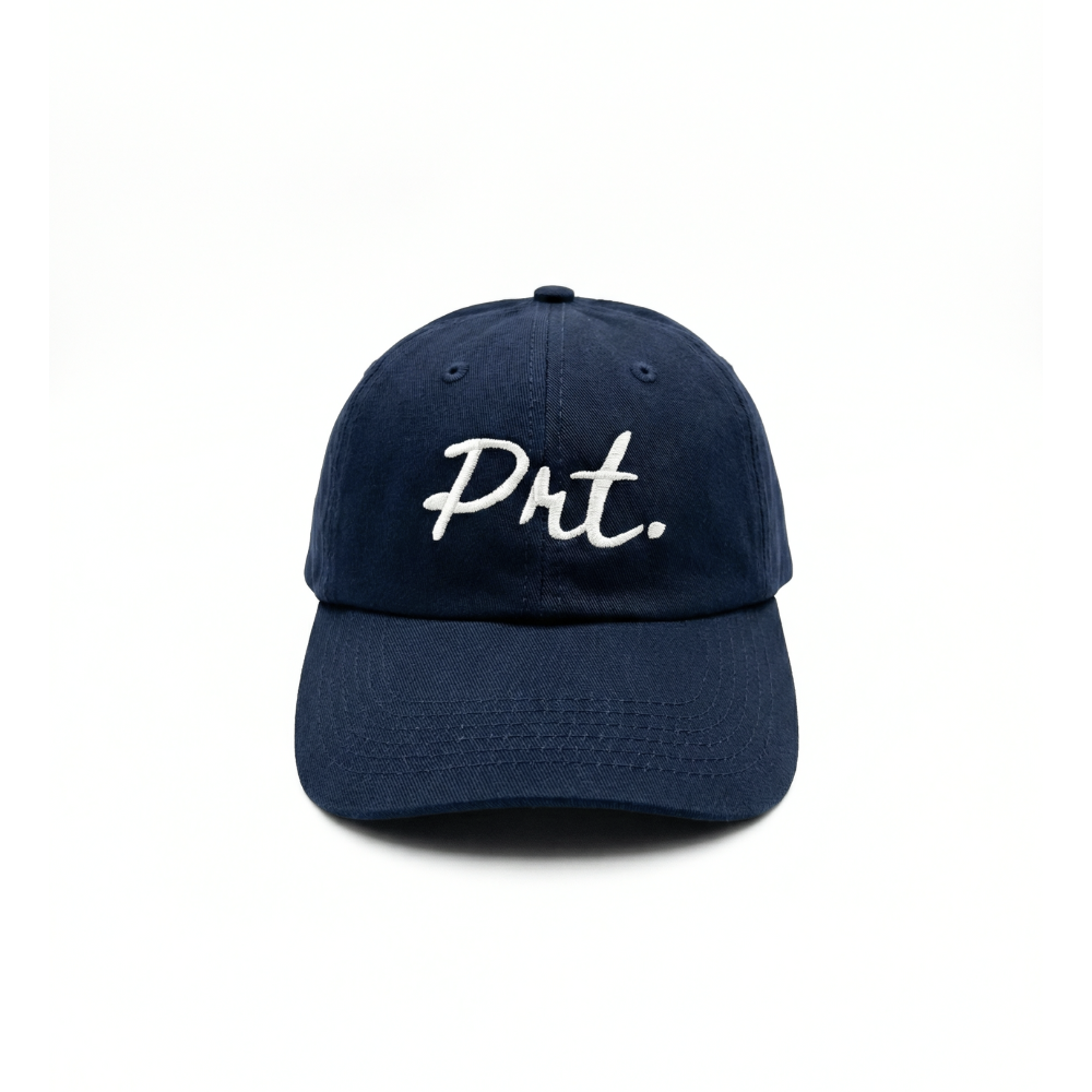 Prt. cap by D'Vines — minimalist Portugal monogram embroidered cap